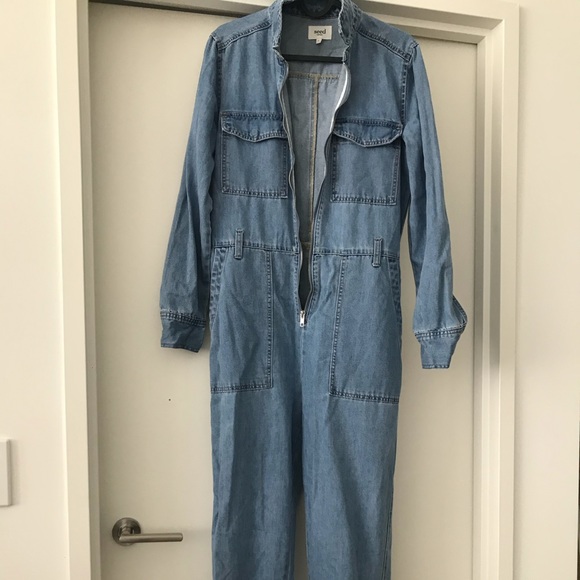 Seed denim jumpsuit - Picture 2 of 5